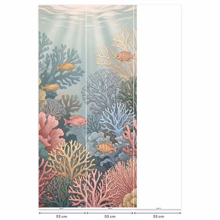 Behang - Zee - Koraal - Vis - Natuur - Kleurrijk — 6