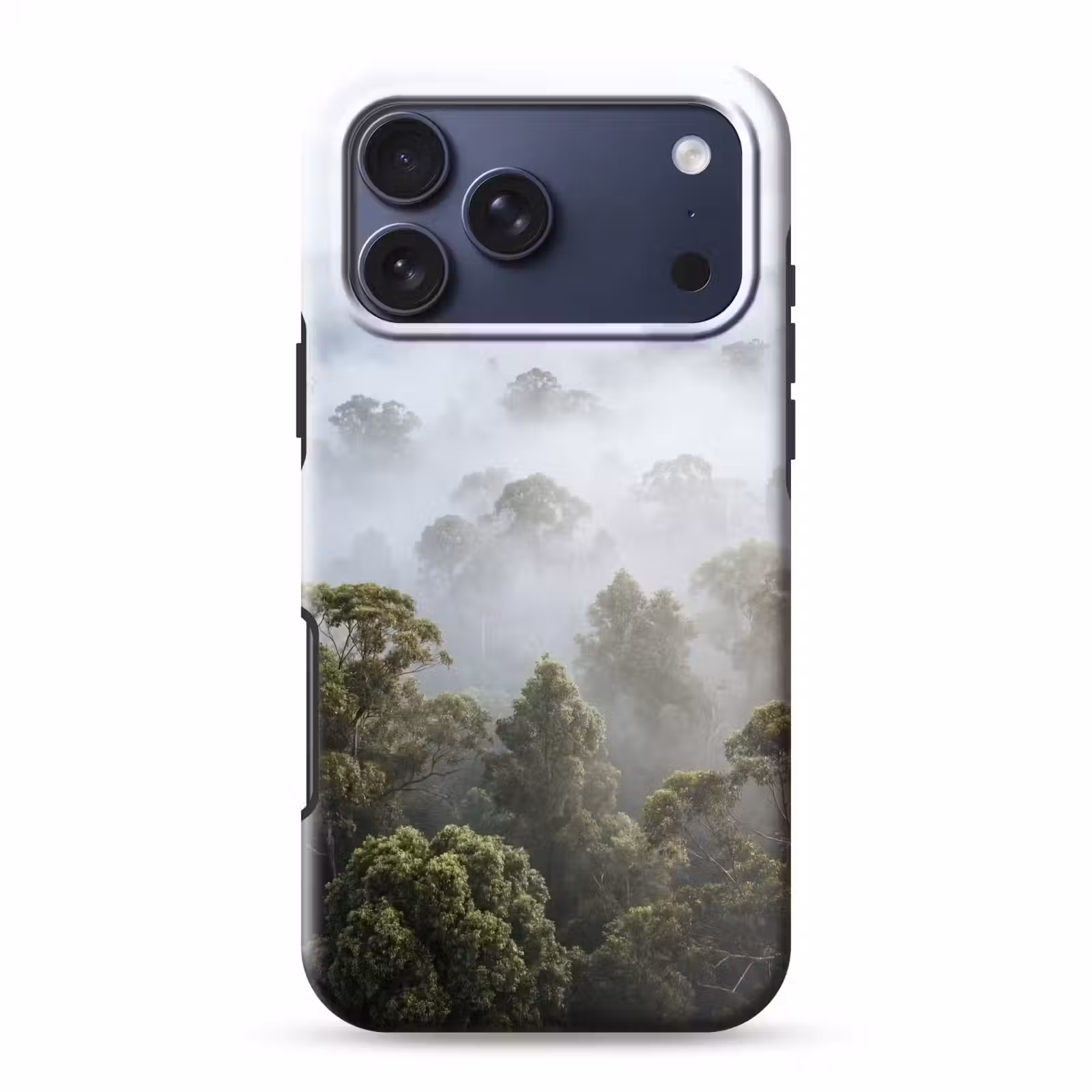 Telefoonhoesje Toughcase - Natuur - Mist - Bos - Ochtend - Goud — 1