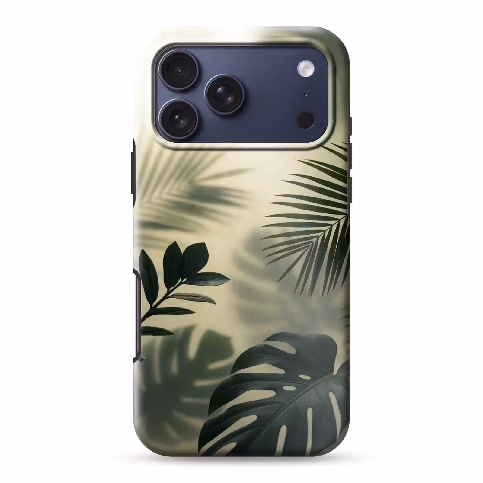 Telefoonhoesje Toughcase - Planten - Bladeren - Schaduwen - Groen - Modern — 1