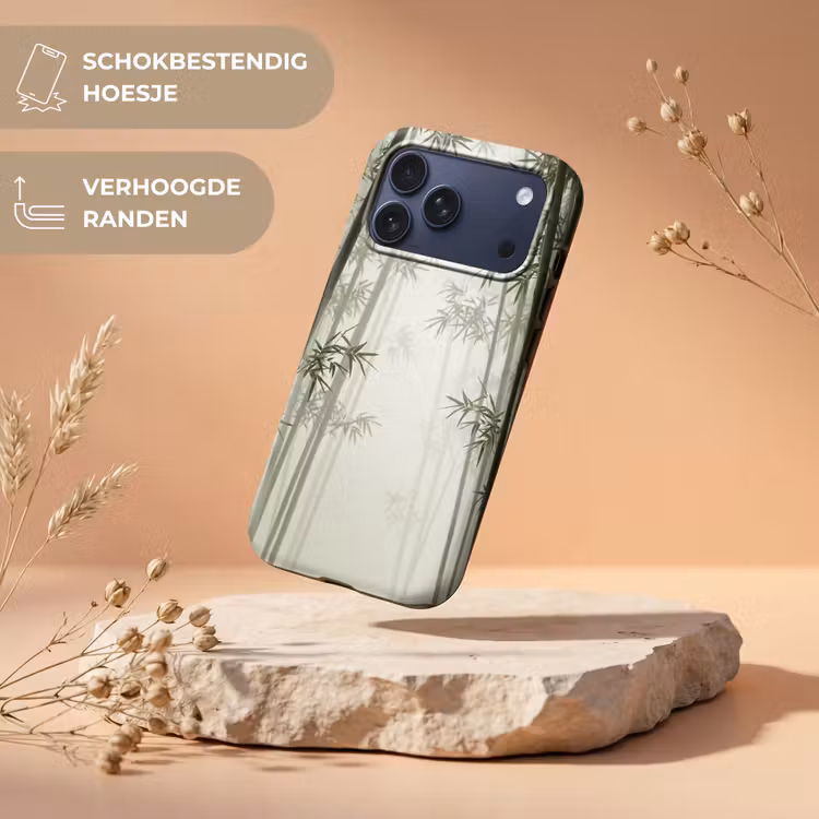 Telefoonhoesje Toughcase - Bamboe - Bos - Mist - Natuur — 5