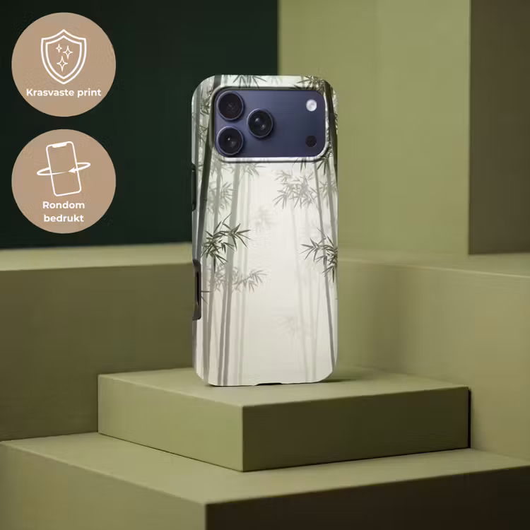 Telefoonhoesje Toughcase - Bamboe - Bos - Mist - Natuur — 7