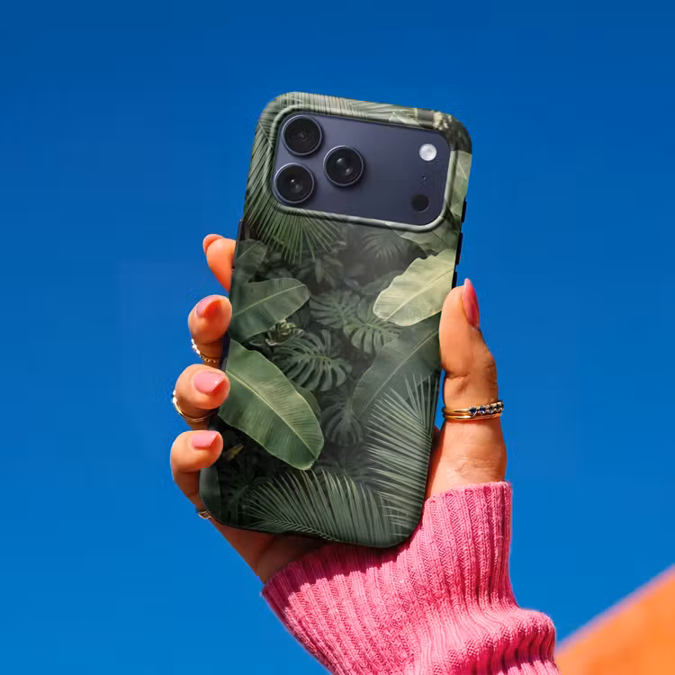 Telefoonhoesje Toughcase - Bladeren - Groen - Tropisch - Natuur — 2