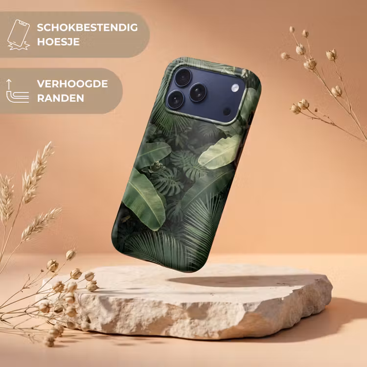 Telefoonhoesje Toughcase - Bladeren - Groen - Tropisch - Natuur — 5