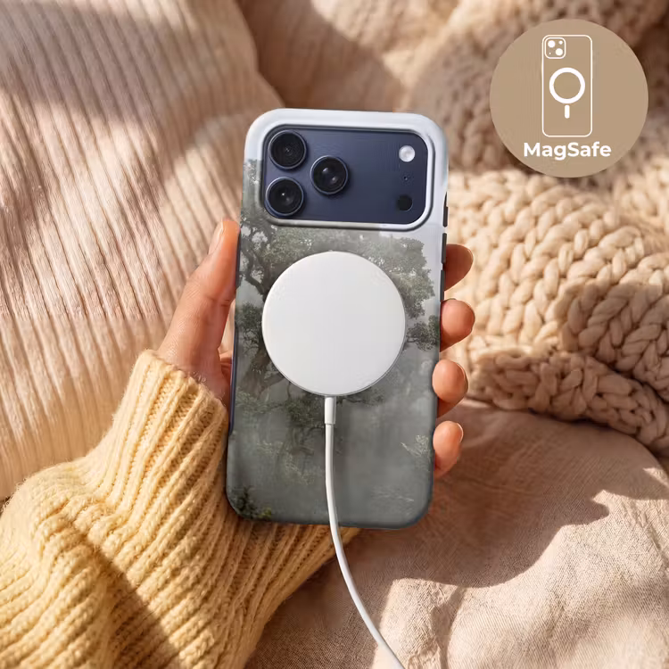 Telefoonhoesje Toughcase - Boom - Mistig - Bos - Groen - Natuur — 8