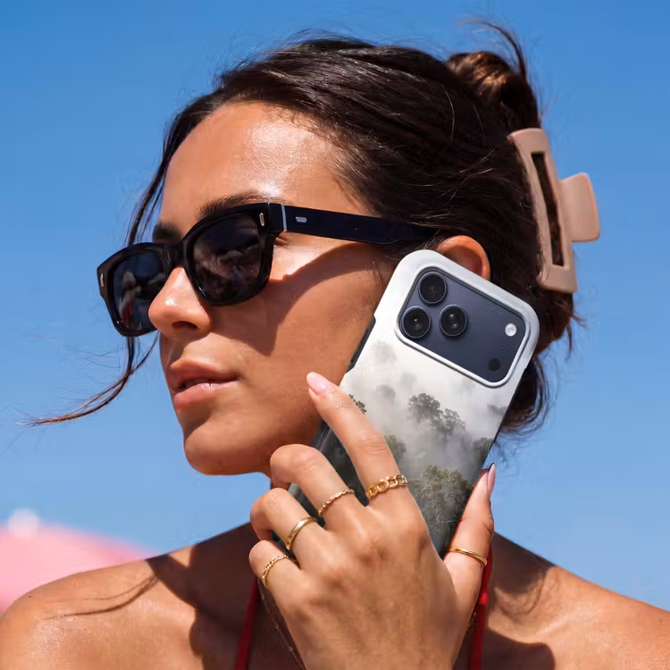 Telefoonhoesje Toughcase - Bos - Mist - Natuur - Groen — 6