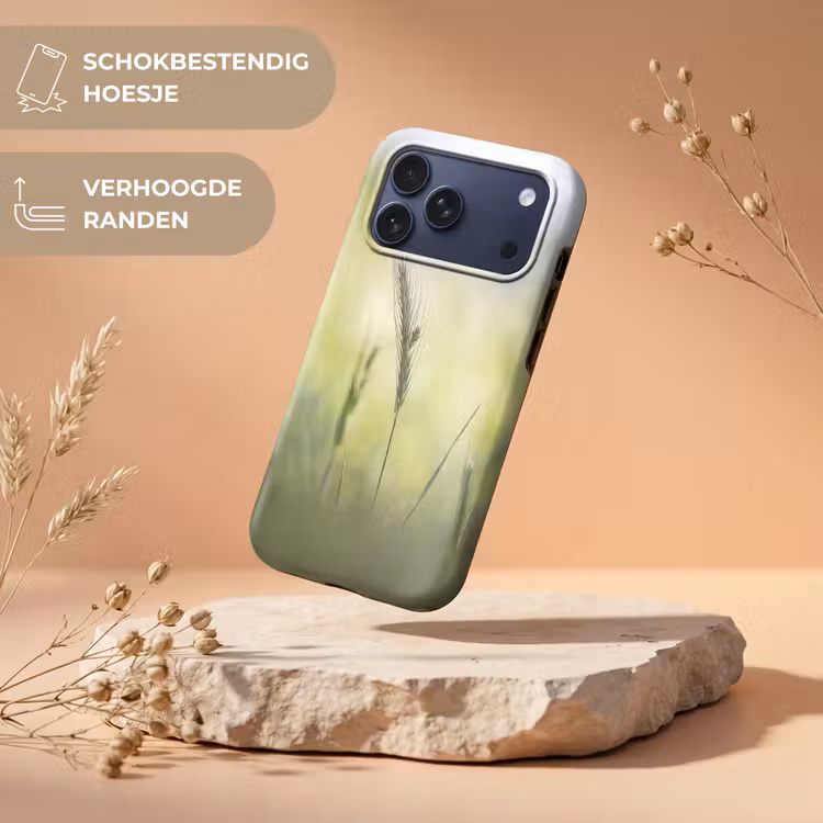 Telefoonhoesje Toughcase - Graan - Aar - Natuur - Groen - Detail — 5