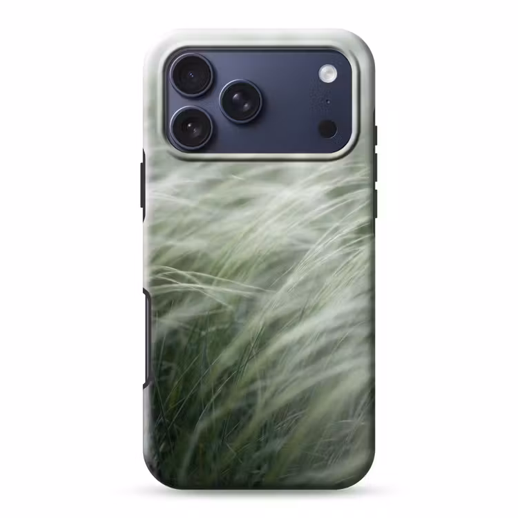 Telefoonhoesje Toughcase - Gras - Wazig - Natuur - Groen - Zacht — 1