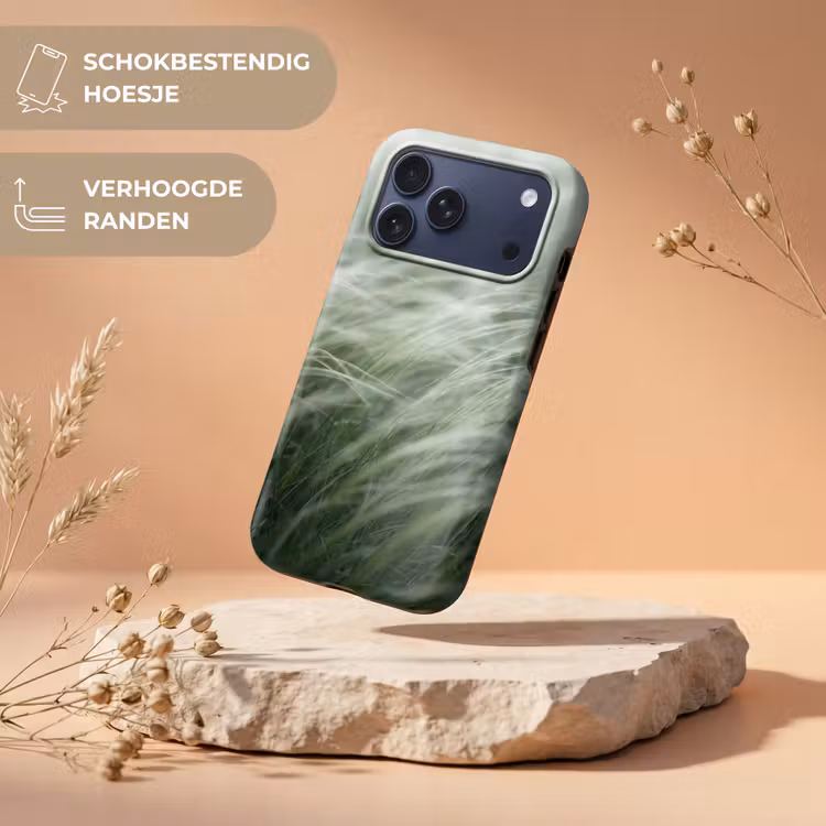 Telefoonhoesje Toughcase - Gras - Wazig - Natuur - Groen - Zacht — 5