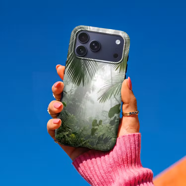 Telefoonhoesje Toughcase - Natuur - Jungle - Mist - Tropisch - Groen — 2