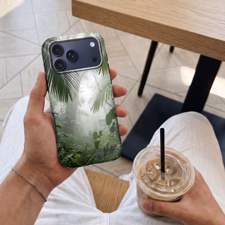 Telefoonhoesje Toughcase - Natuur - Jungle - Mist - Tropisch - Groen — 4