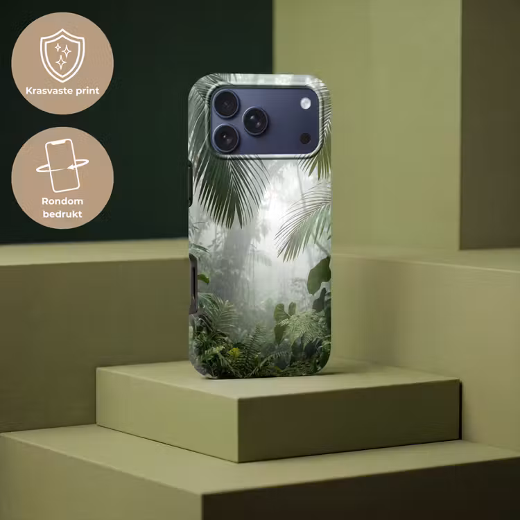 Telefoonhoesje Toughcase - Natuur - Jungle - Mist - Tropisch - Groen — 7
