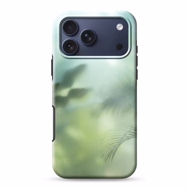 Telefoonhoesje Toughcase - Natuur - Vervaagd - Groen - Abstract - Modern — 1