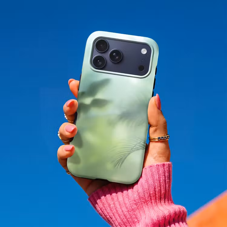 Telefoonhoesje Toughcase - Natuur - Vervaagd - Groen - Abstract - Modern — 2
