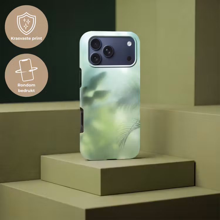 Telefoonhoesje Toughcase - Natuur - Vervaagd - Groen - Abstract - Modern — 7