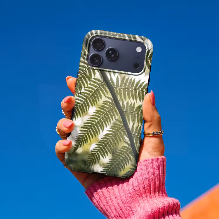 Telefoonhoesje Toughcase - Plant - Blad - Natuur - Groen - Detail — 2