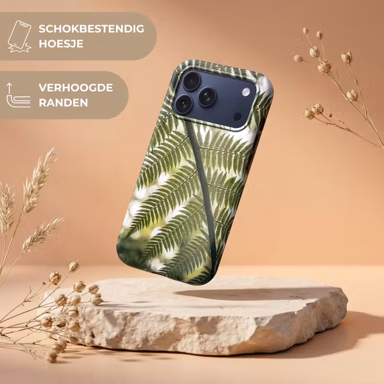 Telefoonhoesje Toughcase - Plant - Blad - Natuur - Groen - Detail — 5