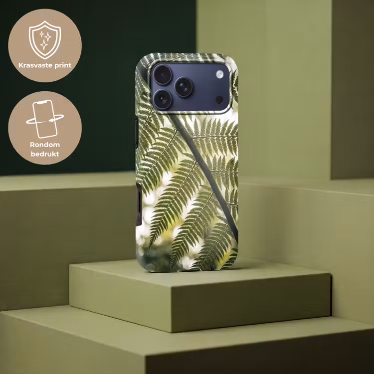 Telefoonhoesje Toughcase - Plant - Blad - Natuur - Groen - Detail — 7