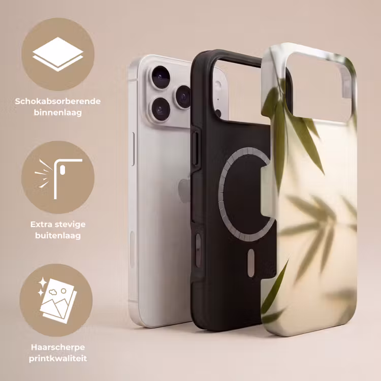Telefoonhoesje Toughcase - Planten - Bladeren - Natuur - Groen — 3