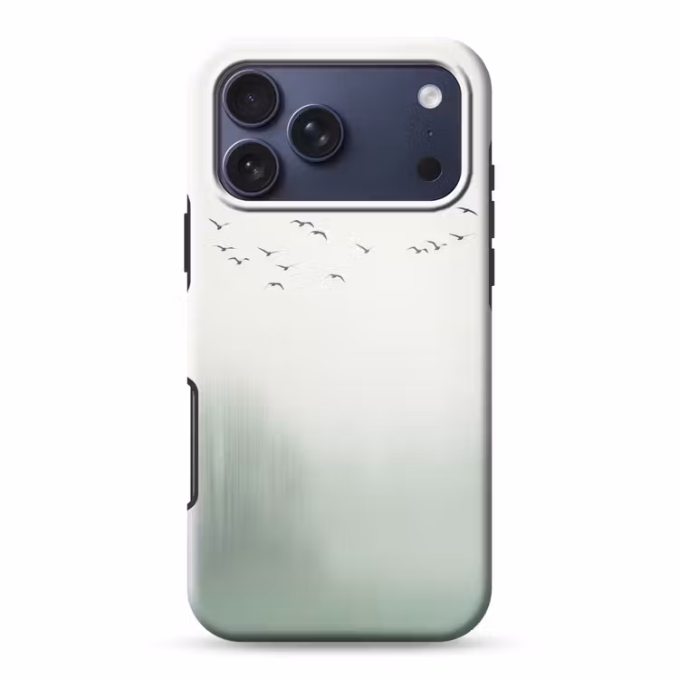 Telefoonhoesje Toughcase - Vogel - Vlucht - Natuur - Minimalistisch — 1