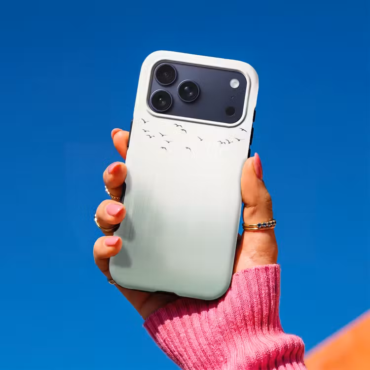 Telefoonhoesje Toughcase - Vogel - Vlucht - Natuur - Minimalistisch — 2