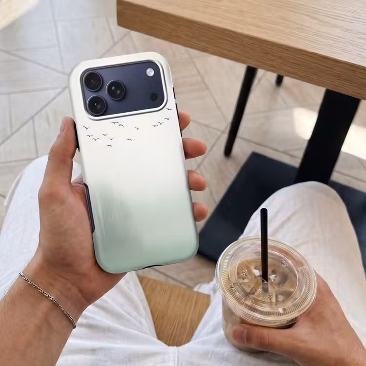Telefoonhoesje Toughcase - Vogel - Vlucht - Natuur - Minimalistisch — 4