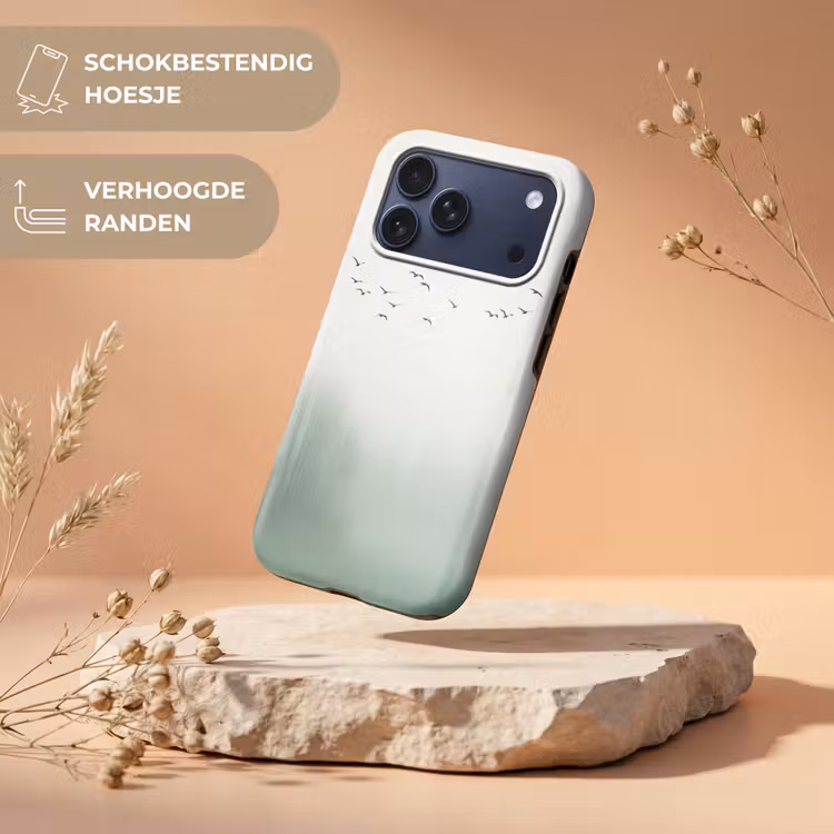 Telefoonhoesje Toughcase - Vogel - Vlucht - Natuur - Minimalistisch — 5