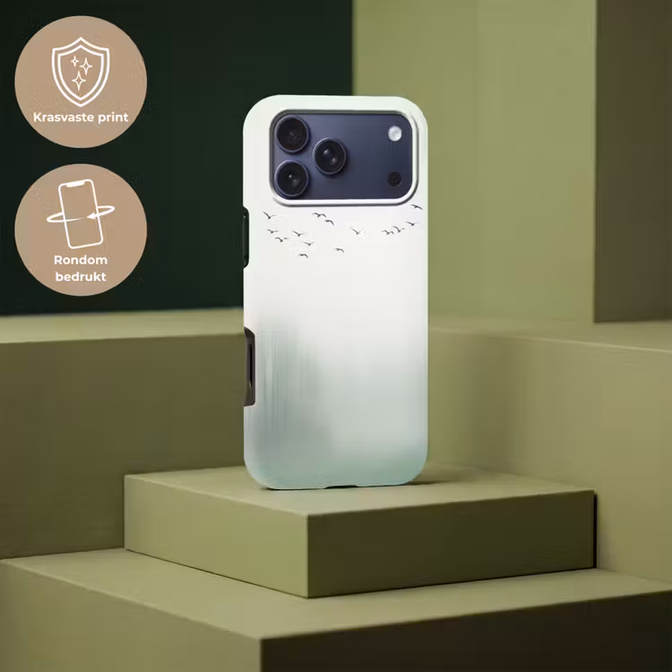 Telefoonhoesje Toughcase - Vogel - Vlucht - Natuur - Minimalistisch — 7