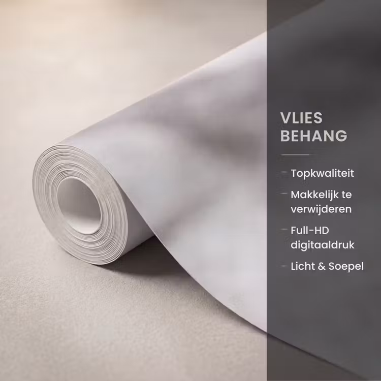 Behang - Krant - Gekreukeld - Textuur - Vintage - Zwart-wit — 3