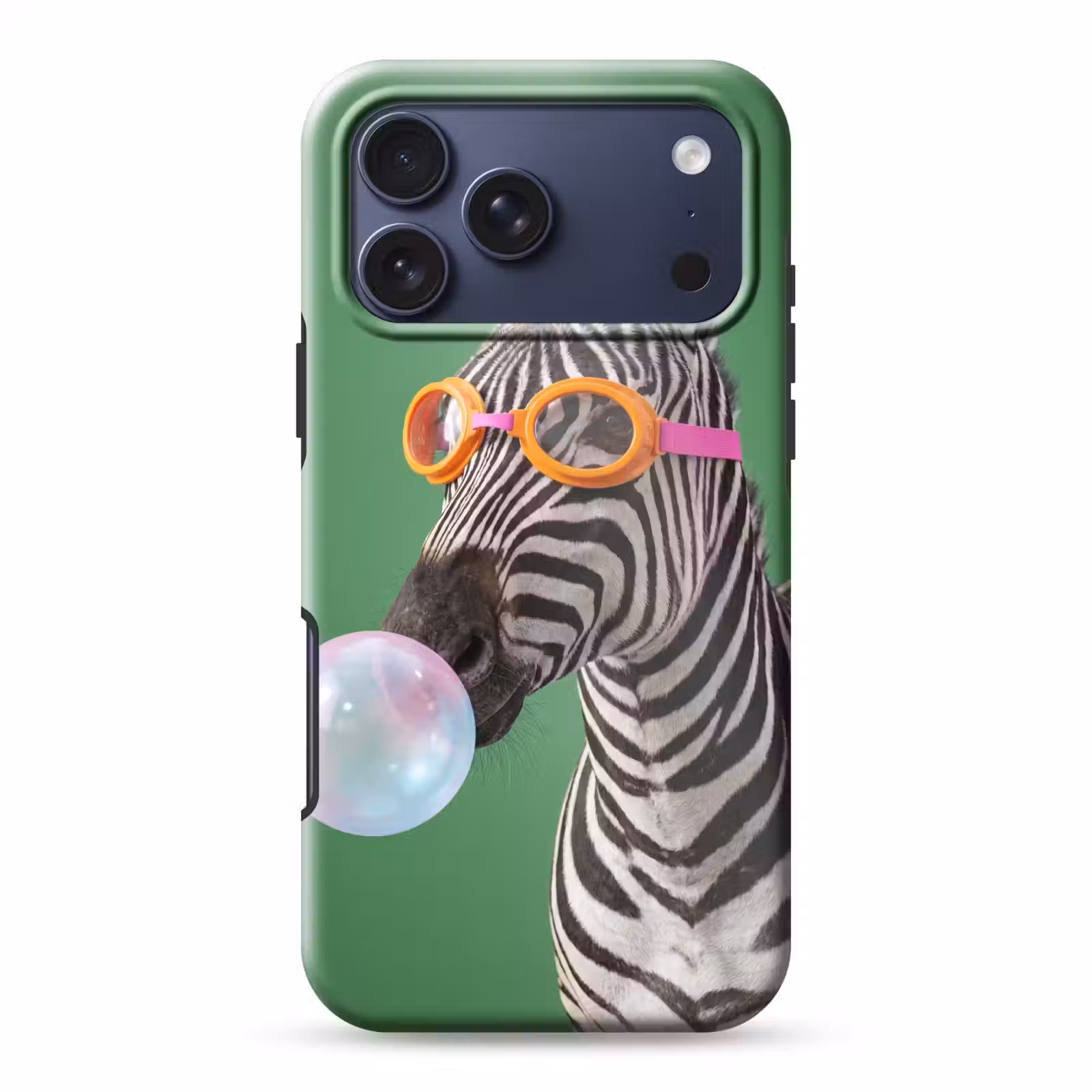 Telefoonhoesje Toughcase - Dier - Bril - Bel - Modern - Groen — 1