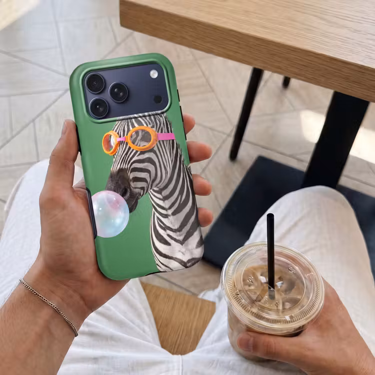 Telefoonhoesje Toughcase - Dier - Bril - Bel - Modern - Groen — 4
