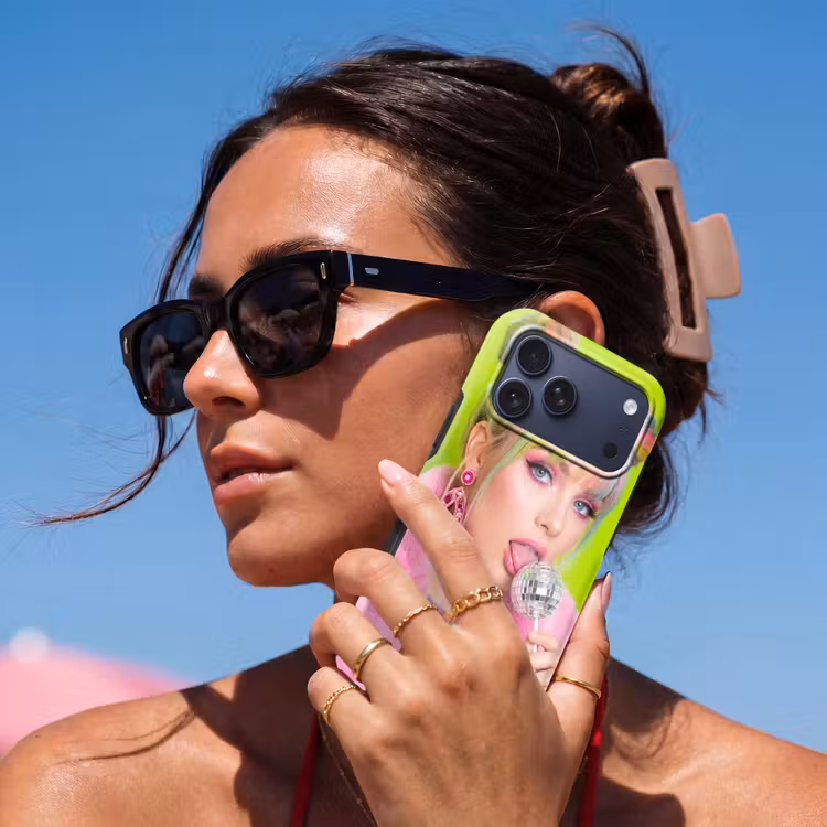 Telefoonhoesje Toughcase - Vrouw - Kleurrijk haar - Pop art - Modern - Levendig — 6