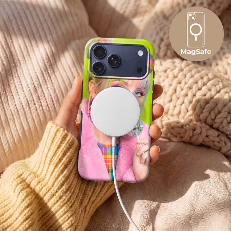 Telefoonhoesje Toughcase - Vrouw - Kleurrijk haar - Pop art - Modern - Levendig — 8