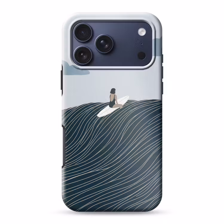 Telefoonhoesje Toughcase - Persoon - Surfen - Oceaan - Natuur - Modern — 1