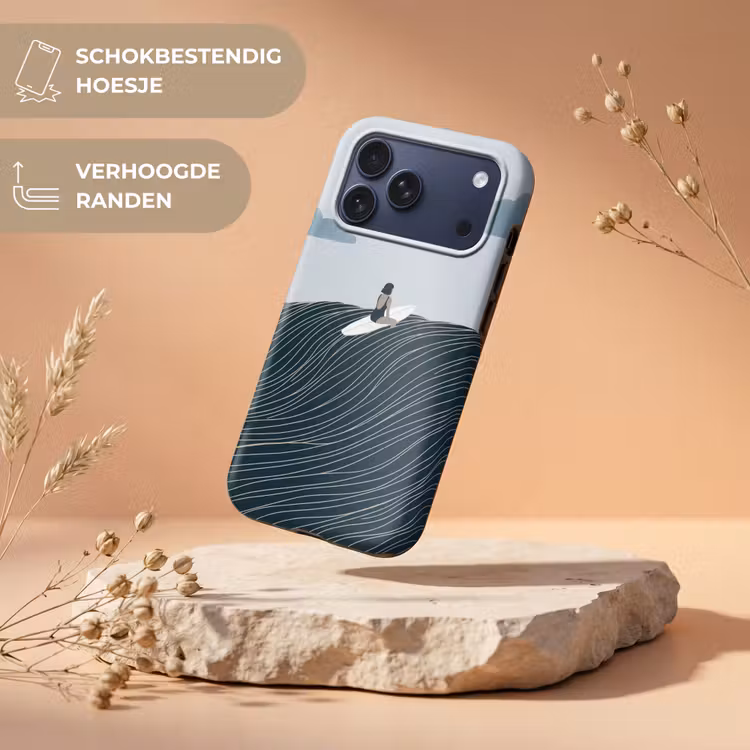 Telefoonhoesje Toughcase - Persoon - Surfen - Oceaan - Natuur - Modern — 5