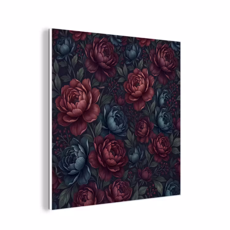 Forex - Bloemen - Patroon - Natuur - Klassiek - Donker — 1