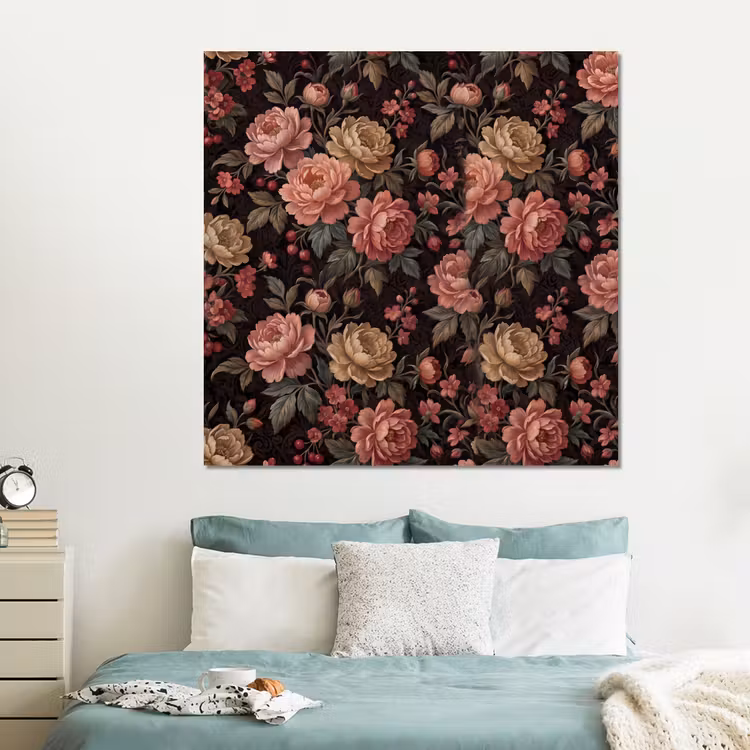 Forex - Bloemen - Patroon - Natuur - Vintage - Roze — 2