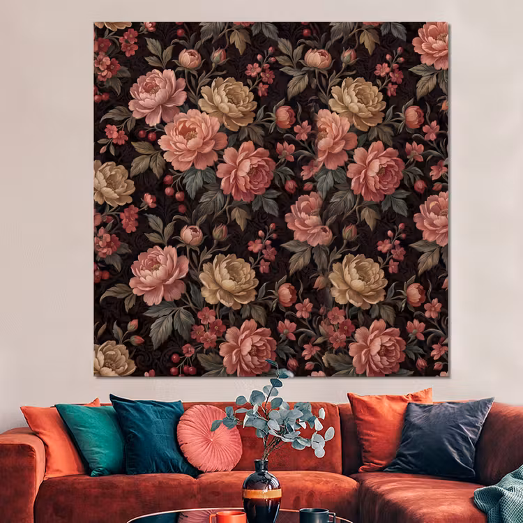 Forex - Bloemen - Patroon - Natuur - Vintage - Roze — 3