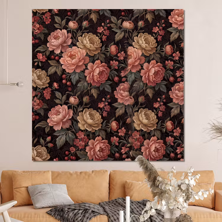 Forex - Bloemen - Patroon - Natuur - Vintage - Roze — 4