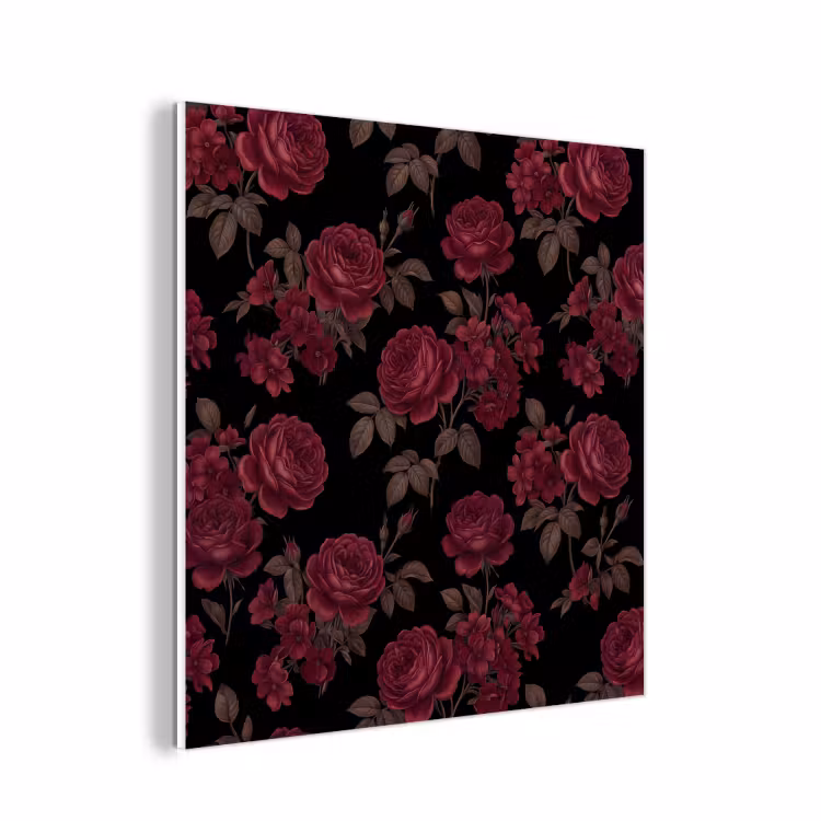 Forex - Bloemen - Roos - Patroon - Klassiek - Rood — 1