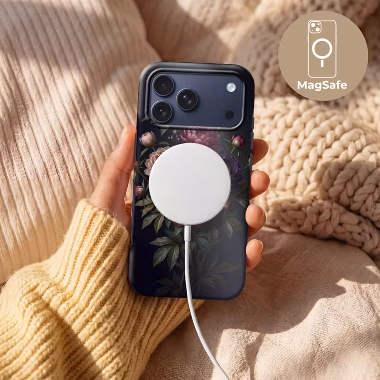 Telefoonhoesje Toughcase - Bloemen - Boeket - Natuur - Modern - Donker — 8
