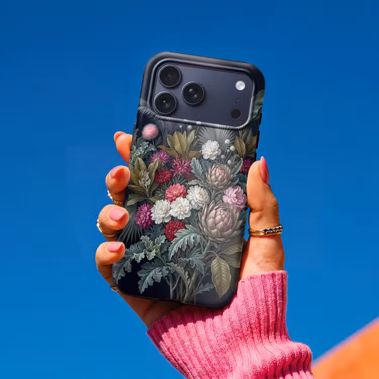 Telefoonhoesje Toughcase - Planten - Tropisch - Botanisch - Donker - Groen — 2