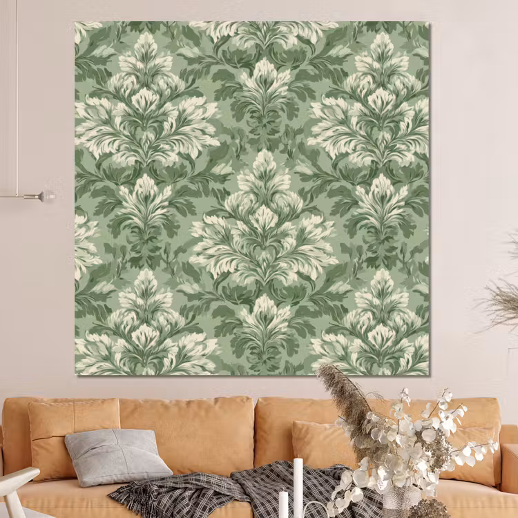 Forex - Sierlijk - Lichtgroen - Planten - Patroon - Getailleerd — 4