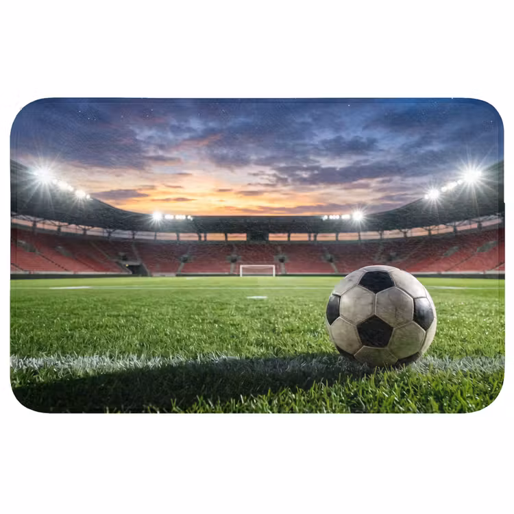 Badmat - Voetbal - Stadion - Sport - Groen — 1