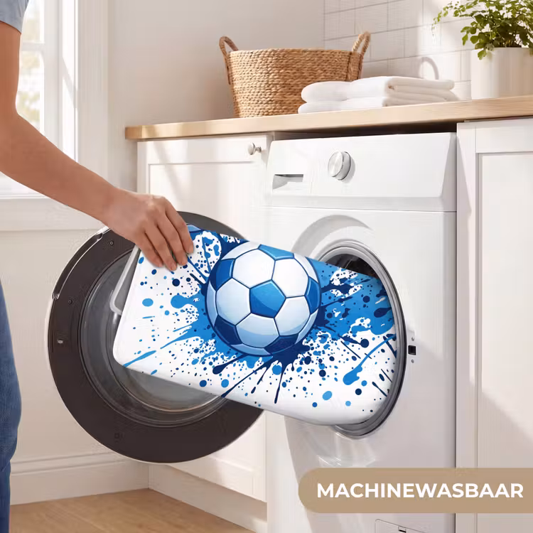 Badmat - Voetballen - Verf - Sport - Blauw — 7