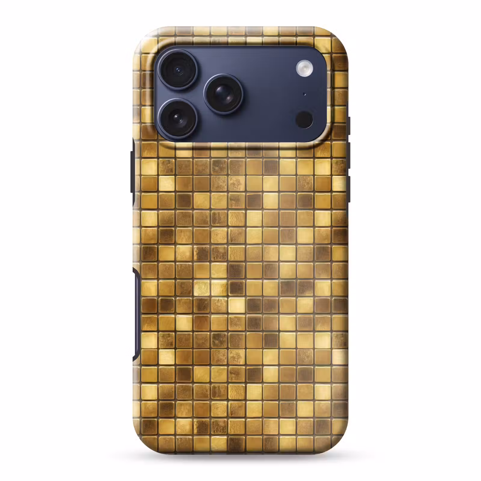 Telefoonhoesje Toughcase - Tegels - Mozaïek - Luxe - Warm Goud — 1