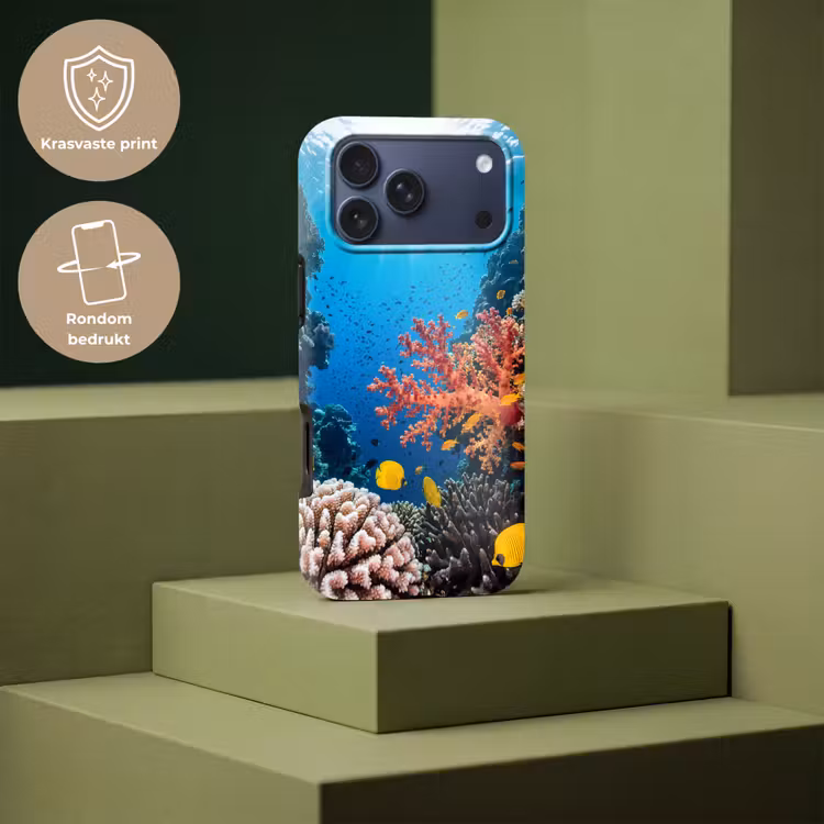 Telefoonhoesje Toughcase - Zee - Koraalrif - Natuur - Levendig - Blauw — 7