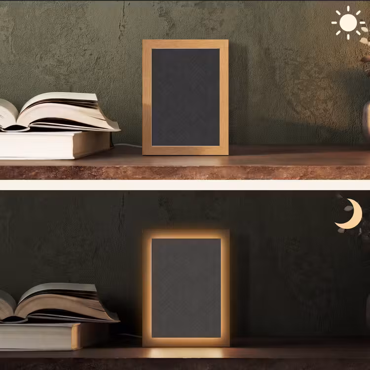 Gepersonaliseerde lightbox - Visgraat - Wandtegel - Mat - Zwart — 5