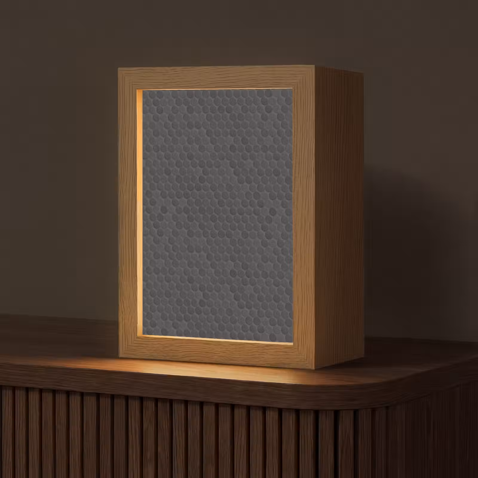 Gepersonaliseerde lightbox - Penny - Mozaïek - Donkergrijs — 1