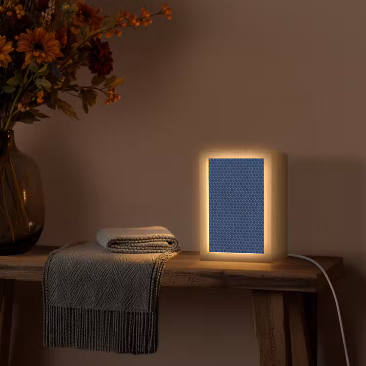 Gepersonaliseerde lightbox - Penny - Mozaïek - Donkerblauw — 3