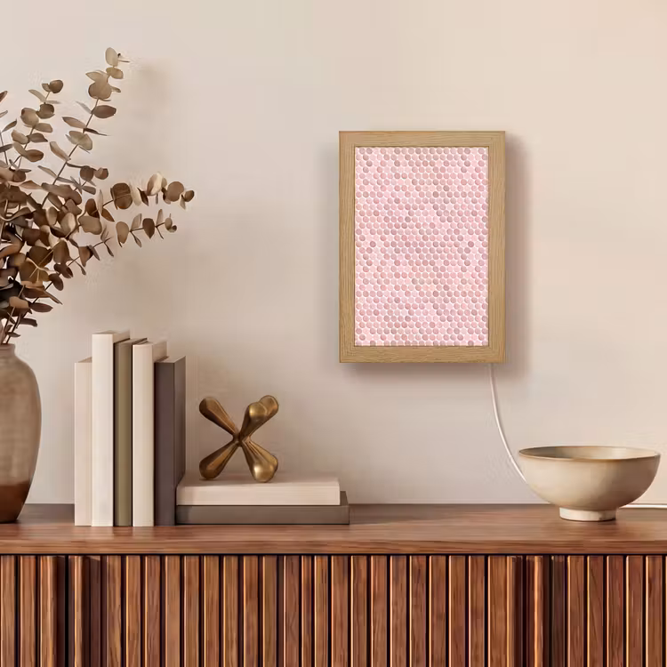 Gepersonaliseerde lightbox - Penny - Mozaïek - Lichtroze — 4